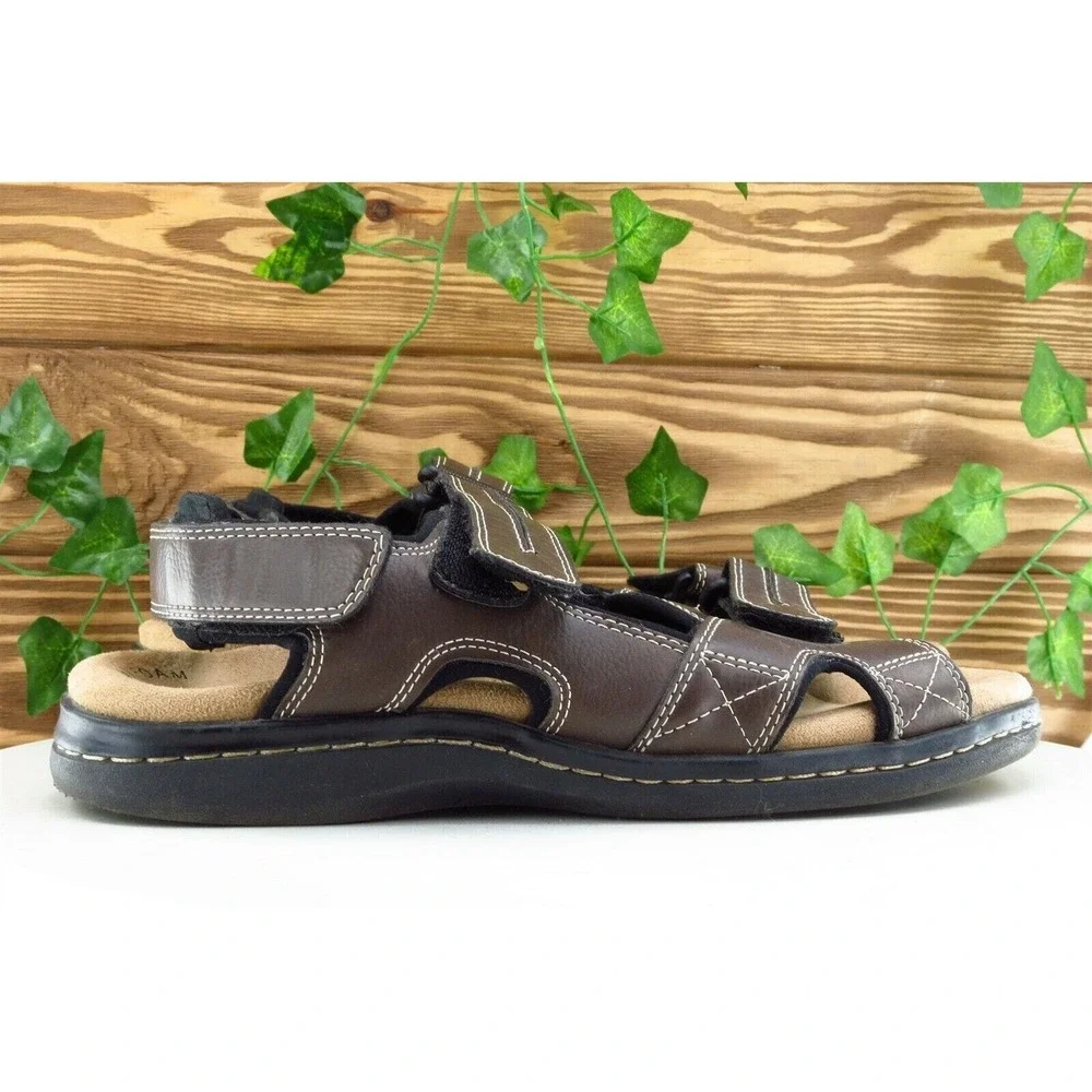 Dockers Men Size 10‎ M Brown Fisherman Sport Sandals Synthetic 9021389